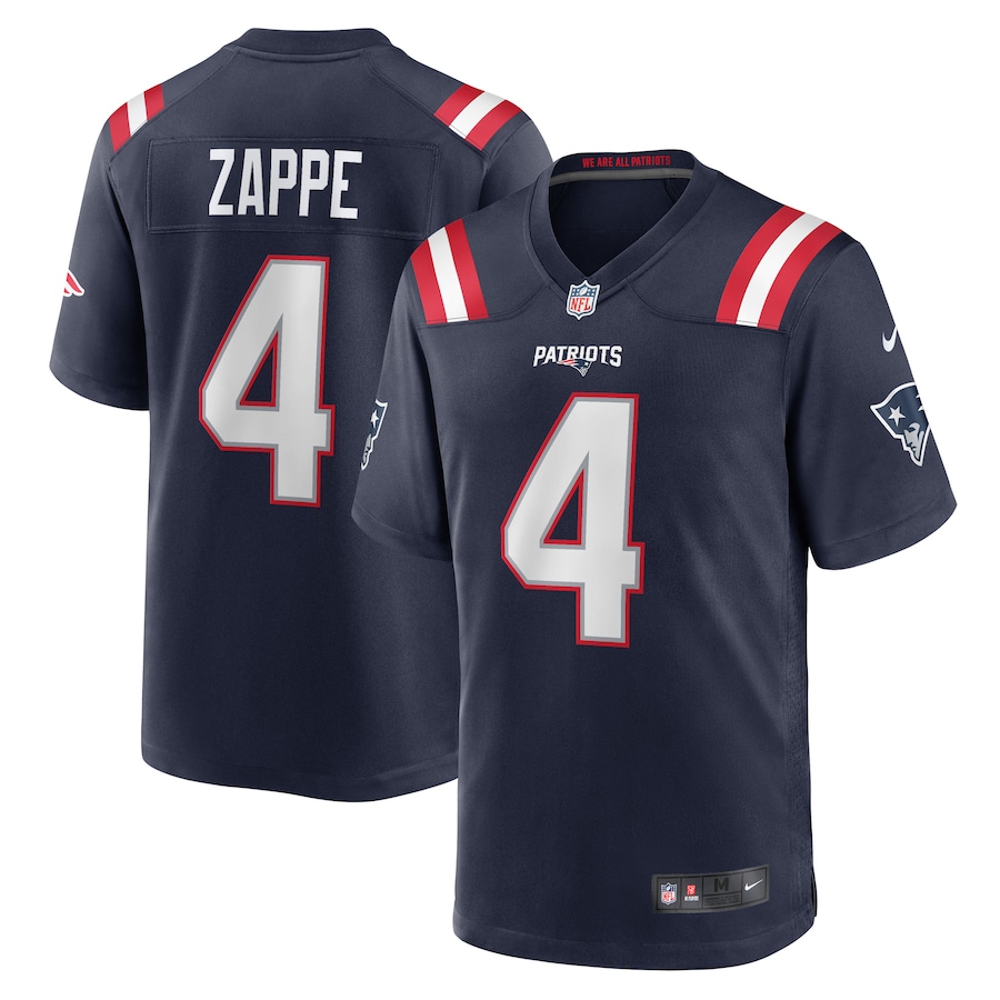 Bailey Zappe Jersey - New England Patriots