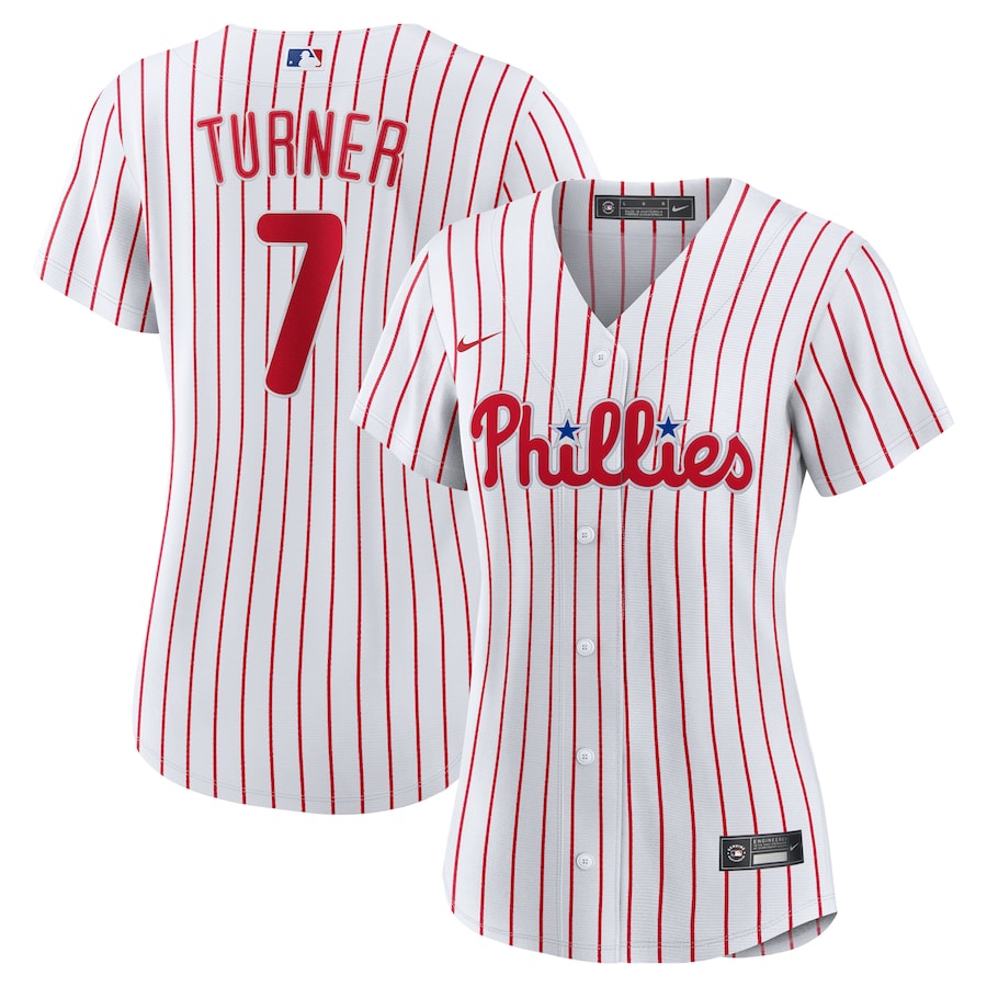 Women's Trea Turner Jersey - Philadelphia Phillies
