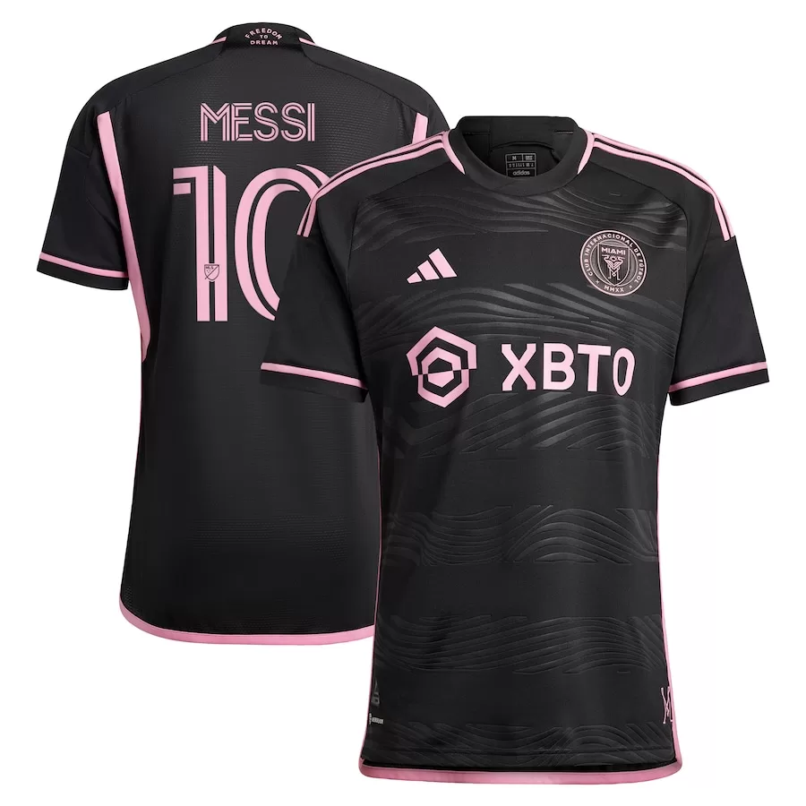 Black and Pink Lionel Messi Jersey - Inter Miami FC