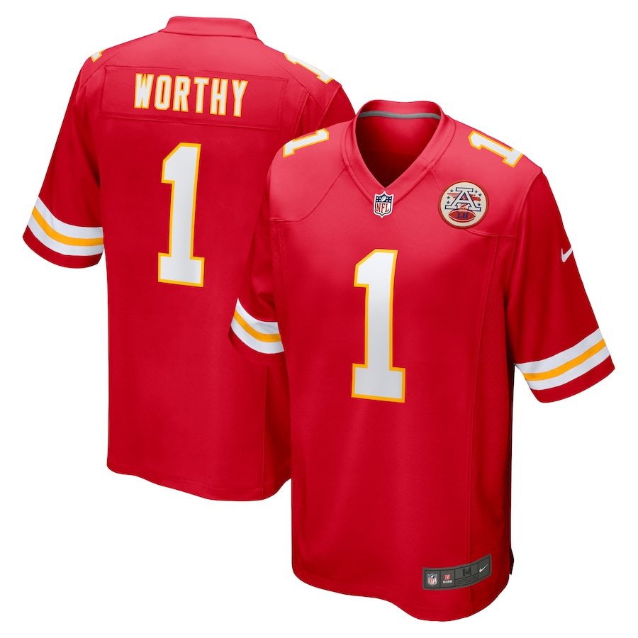 Xavier Worthy Jersey - Kansas City Chiefs