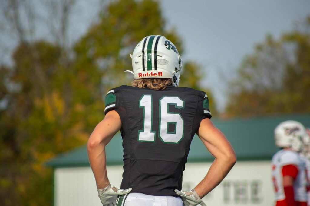 Mesh football jersey