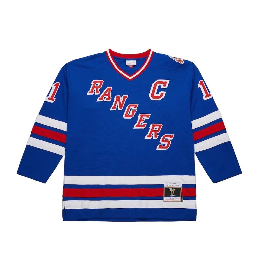 6X NY Rangers Hockey Jersey - Mark Messier