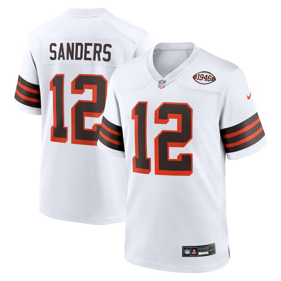 White Nike Shedeur Sanders Jersey