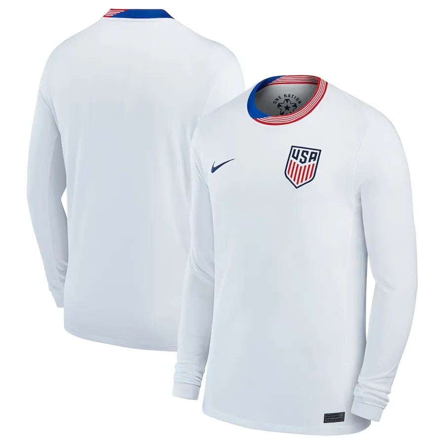 USA Men's National Soccer Long Sleeve Jersey. Made by Nike.