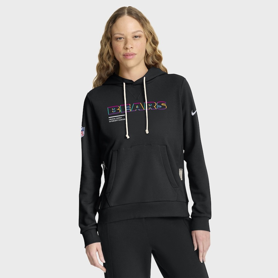 Women's Crucial Catch Hoodie - Breast Cancer Awareness - All Chicago Bears
