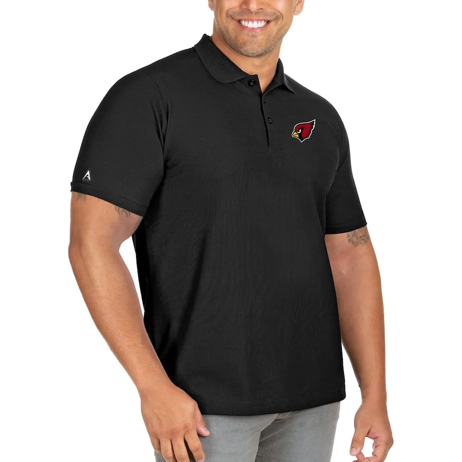 Model Wearing Arizona Cardinals Big & Tall Polo Shirt – Sizes Up to 5XLT