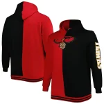 Big and Tall Atlanta Hawks Hoodie in Red and Black