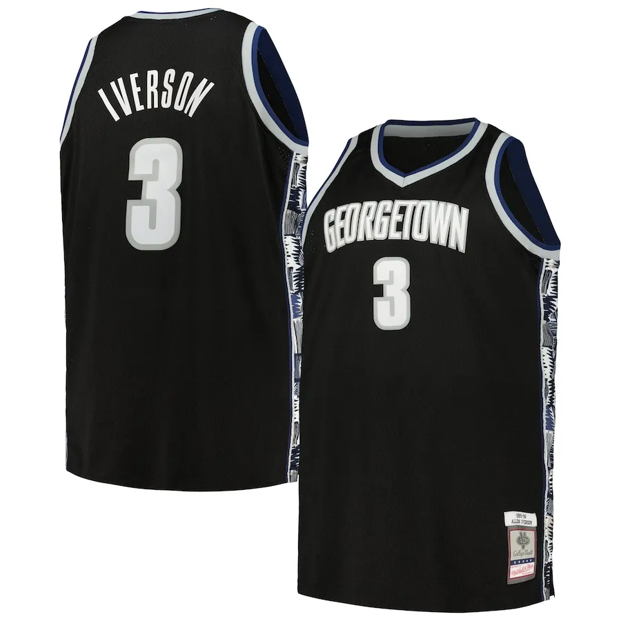 Georgetown Hoyas Allen Iverson Jersey Throwback