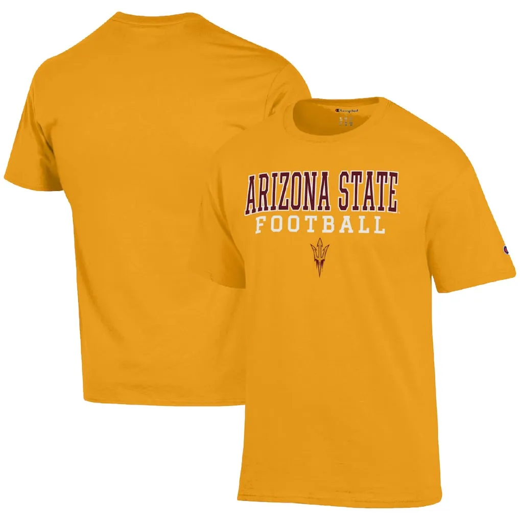 Gold and Maroon Arizona St. Sun Devils Tee Shirt