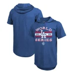Dodgers Short Sleeve World Series Hoodie Tee