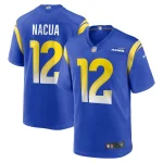 Puka Nacua Jersey - Los Angeles Rams Nike in Blue and Yellow