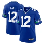 Seattle Seahawks Jersey XT 2XLT 3XLT 4XLT 5XLT 12th Fan, Wilson 12th Fan Seattle Seahawks Jersey by Mitchell and Ness