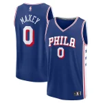 Big and Tall Tyrese Maxey 76ers Jersey - Blue