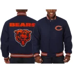 JH Design NFL Jackets - Leather, Wool, Fleece S-6X, XLT-5XLT JH Design NFL Jackets - Chicago Bears S-6XL