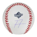 Dodgers Freddie Freeman Autographed World Series Baseball - 2025