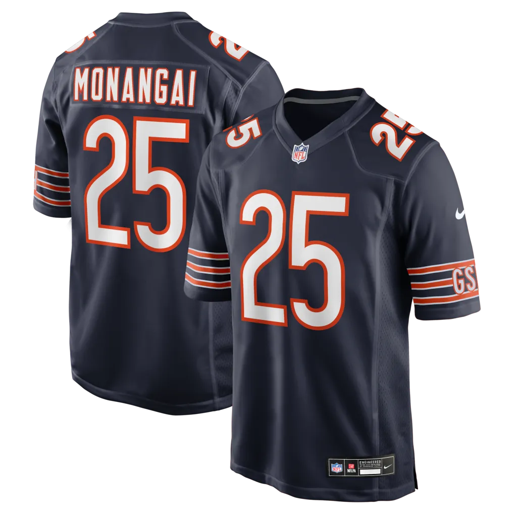 Kyle Monangai Jersey by Nike - Chicago Bears