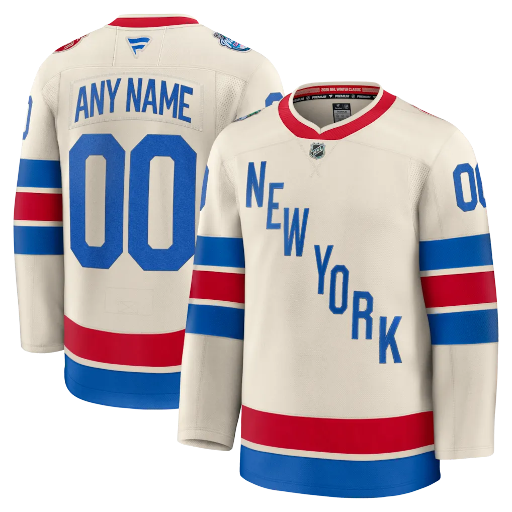 2026 New York Rangers Winter Classic Jersey - Add Any Player