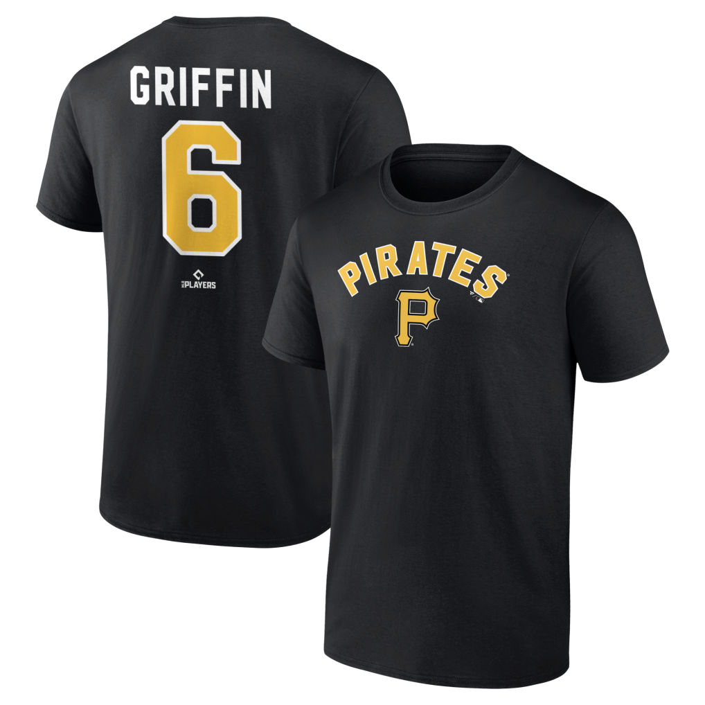 Black and Gold Konnor Griffin Jersey Style Tee Shirt
