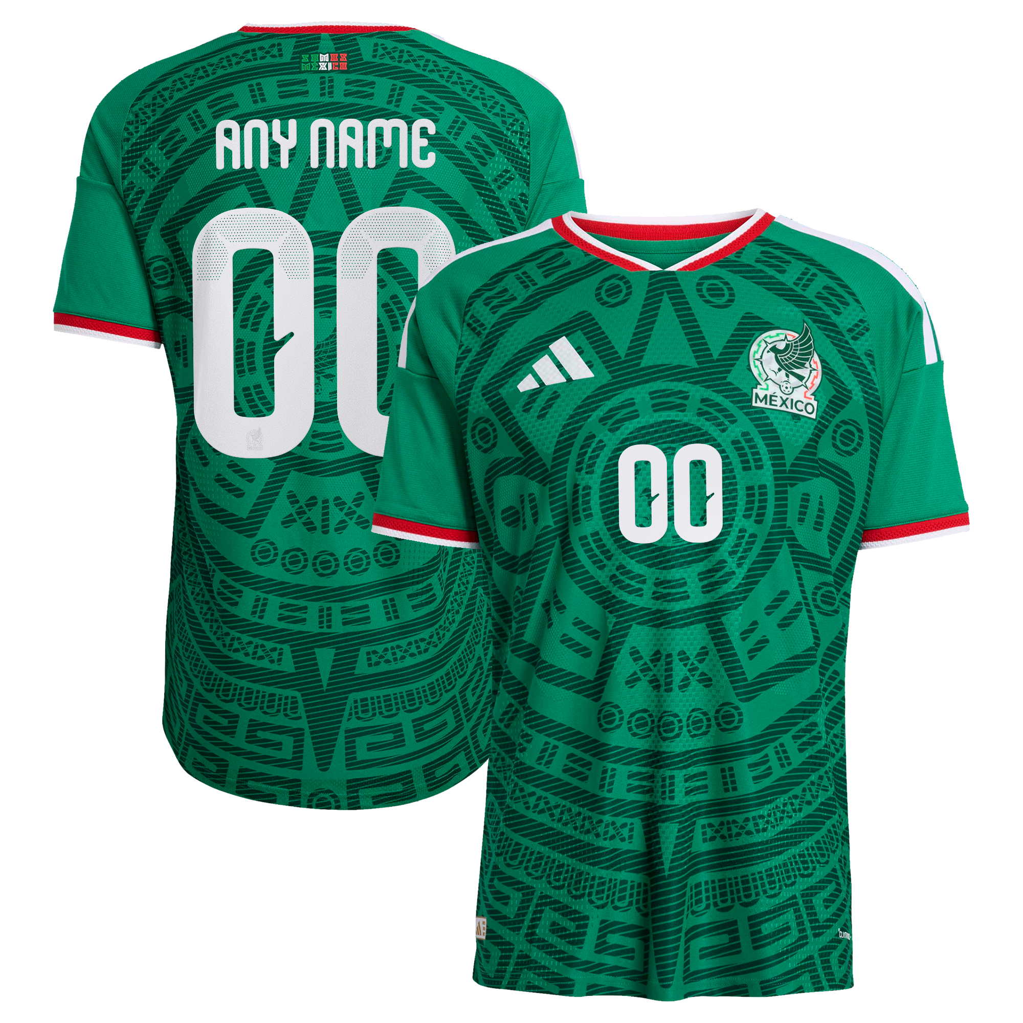 Custom Mexican World Cup Jersey by Adidas - 2026