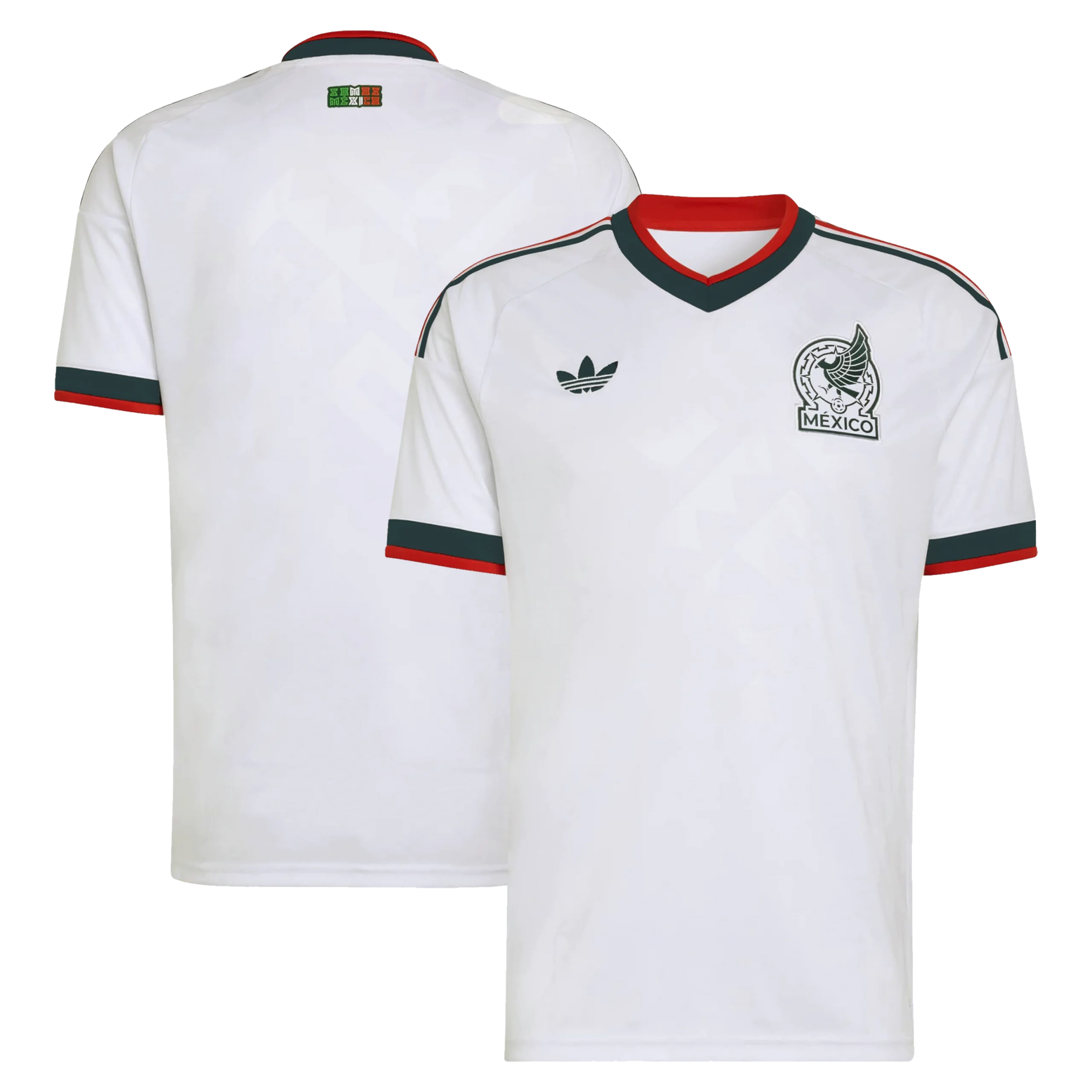 White Mexico World Cup Jersey by Adidas - Official Away Kit